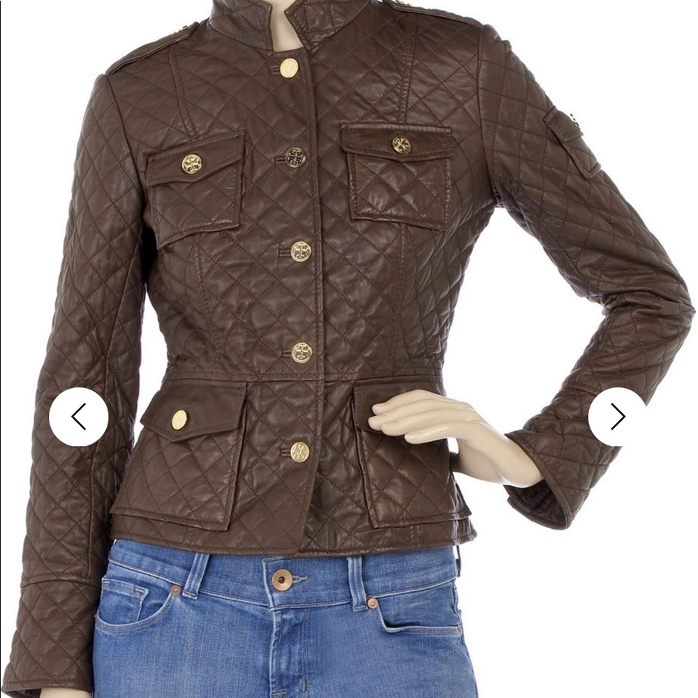 Tory Burch leather jacket size 6